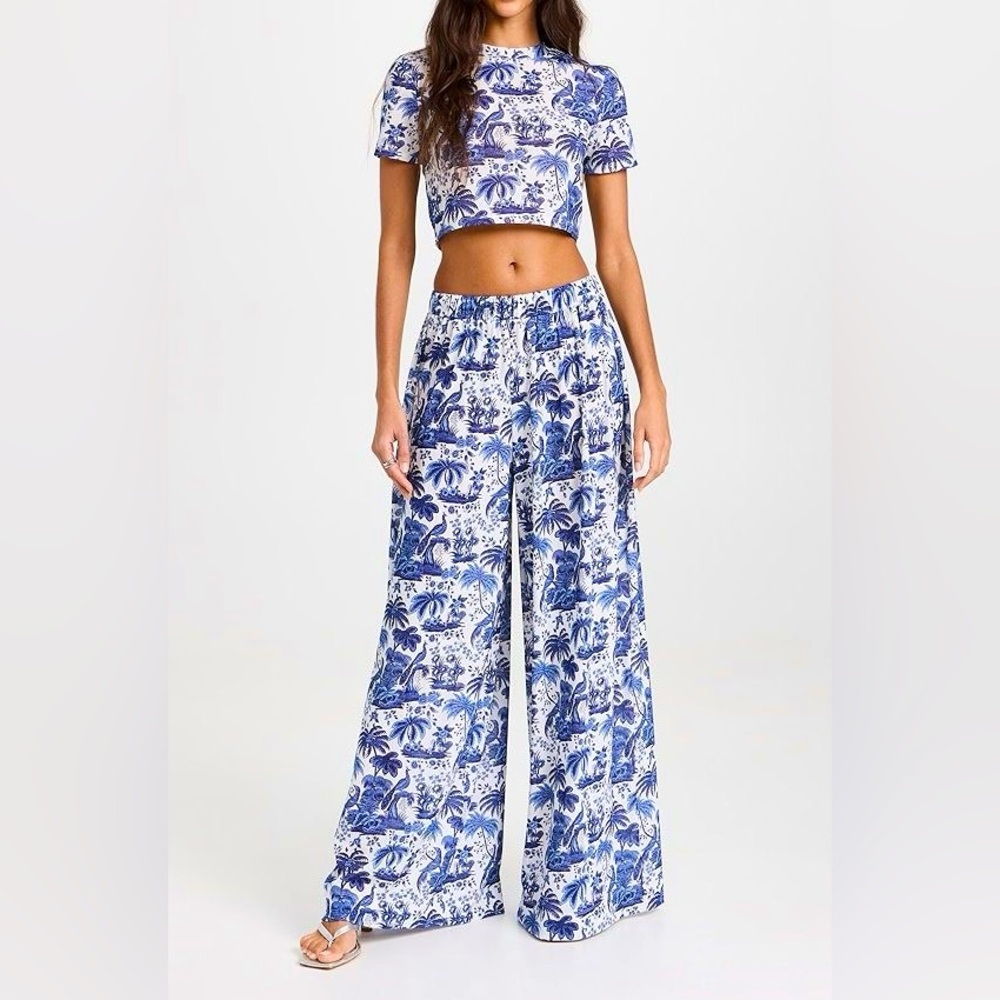 STAUD Fernanda Top & Marza Pants Set NWT✨
